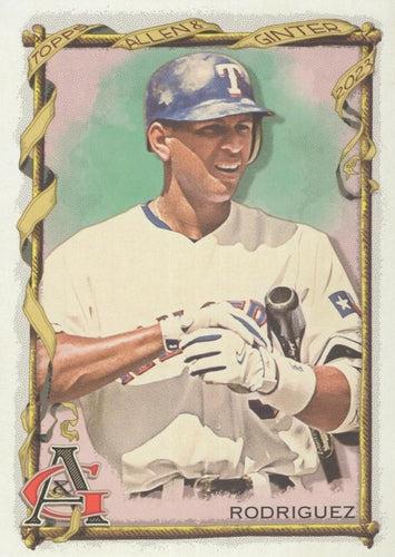 #393 Alex Rodriguez - Texas Rangers - 2023 Topps Allen & Ginter Baseball