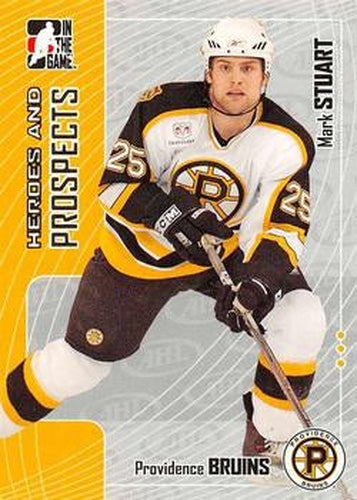 #393 Mark Stuart - Providence Bruins - 2005-06 In The Game Heroes and Prospects Hockey