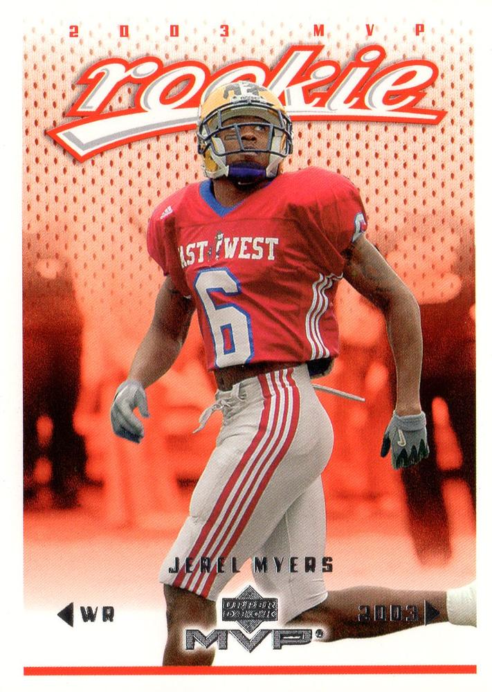 #394 Jerel Myers - Buffalo Bills - 2003 Upper Deck MVP Football