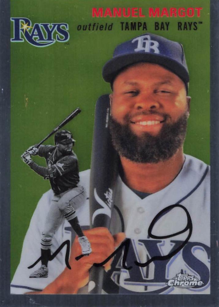 #394 Manuel Margot - Tampa Bay Rays - 2023 Topps Chrome Platinum Anniversary Baseball