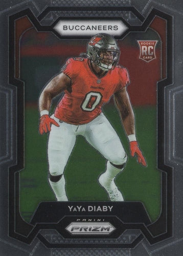 #394 YaYa Diaby - Tampa Bay Buccaneers - 2023 Panini Prizm Football