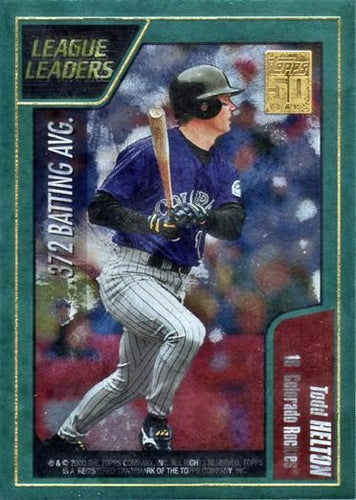 #394 Todd Helton / Nomar Garciaparra - Colorado Rockies / Boston Red Sox - 2001 Topps Baseball