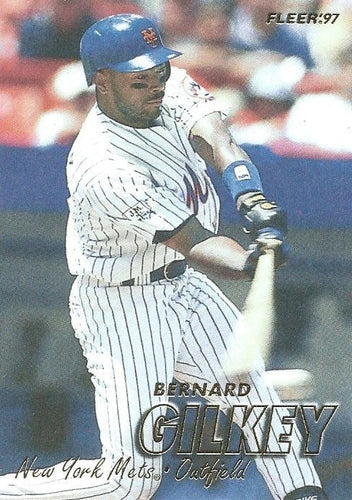 #395 Bernard Gilkey - New York Mets - 1997 Fleer Baseball