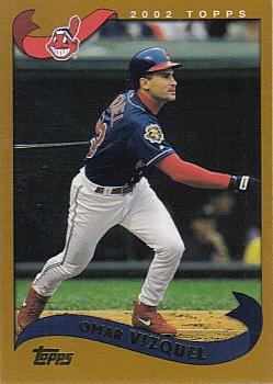 #395 Omar Vizquel - Cleveland Indians - 2002 Topps Baseball