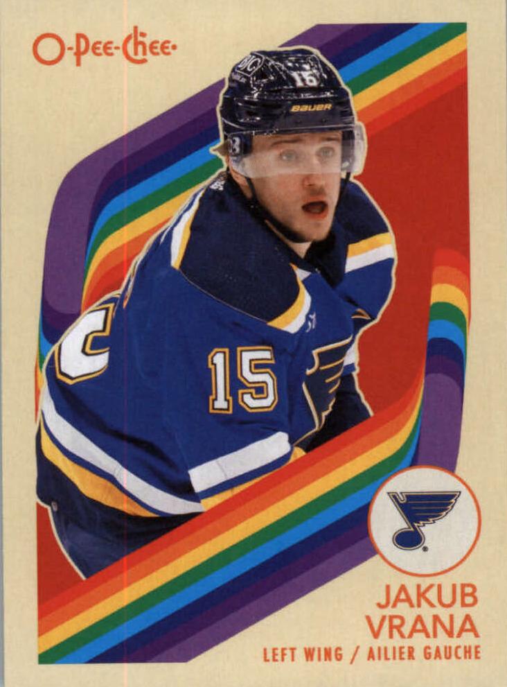 #395 Jakub Vrana - St. Louis Blues - 2023-24 O-Pee-Chee - Retro Hockey