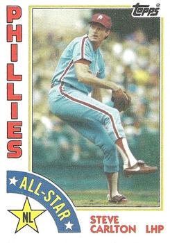 #395 Steve Carlton - Philadelphia Phillies - 1984 Topps Baseball