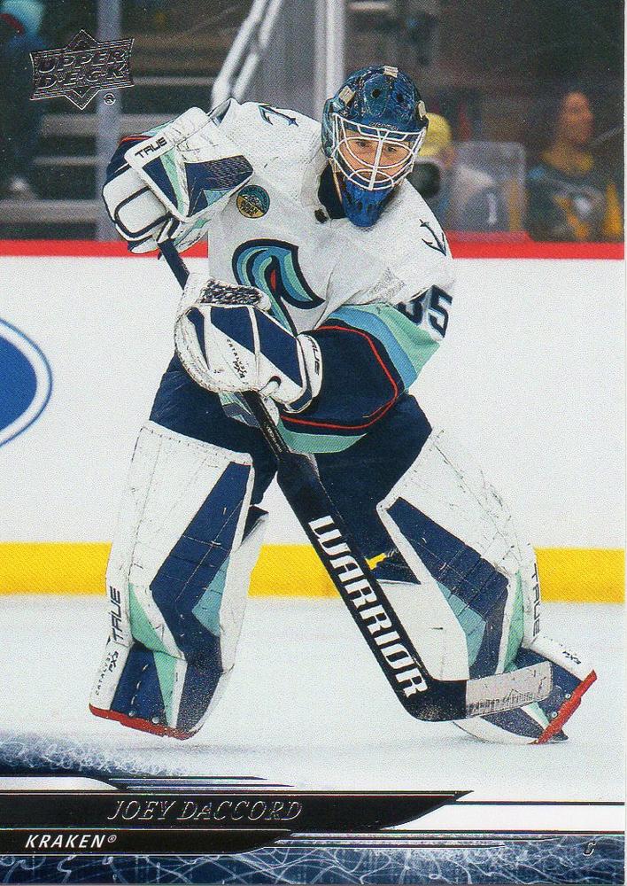 #395 Joey Daccord - Seattle Kraken - 2024-25 Upper Deck Hockey