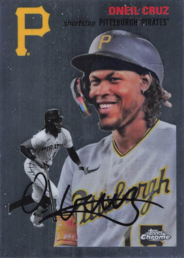 #395 Oneil Cruz - Pittsburgh Pirates - 2023 Topps Chrome Platinum Anniversary Baseball