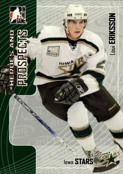 #396 Loui Eriksson - Iowa Stars - 2005-06 In The Game Heroes and Prospects Hockey