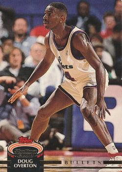 #396 Doug Overton - Washington Bullets - 1992-93 Stadium Club Basketball