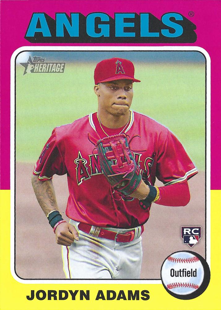 #396c Jordyn Adams - Los Angeles Angels - 2024 Topps Heritage Baseball