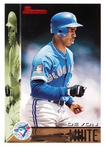 #397 Devon White - Toronto Blue Jays - 1995 Bowman Baseball