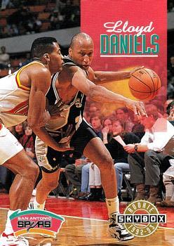 #397 Lloyd Daniels - San Antonio Spurs - 1992-93 SkyBox Basketball