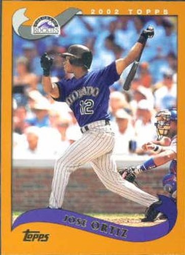 #398 Jose Ortiz - Colorado Rockies - 2002 Topps Baseball