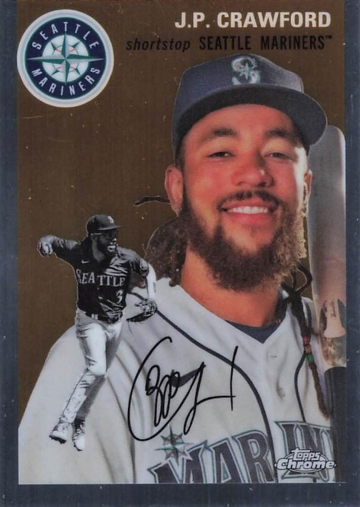 #398 J.P. Crawford - Seattle Mariners - 2023 Topps Chrome Platinum Anniversary Baseball