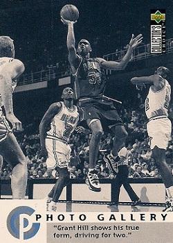 #398 Grant Hill - Detroit Pistons - 1995-96 Collector's Choice Basketball