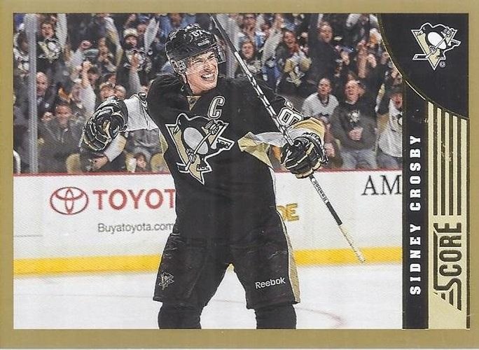 #399 Sidney Crosby - Pittsburgh Penguins - 2013-14 Score - Gold Hockey