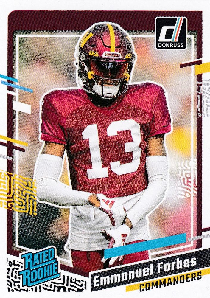 #399 Emmanuel Forbes - Washington Commanders - 2023 Donruss Football