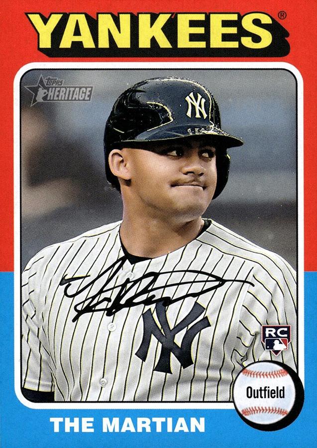 #399b Jasson Domínguez - New York Yankees - 2024 Topps Heritage Baseball