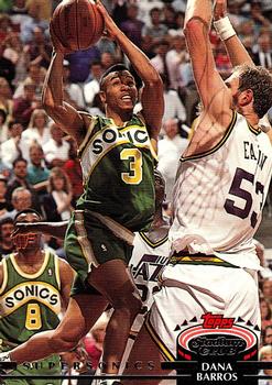 #39 Dana Barros - Seattle SuperSonics - 1992-93 Stadium Club Basketball