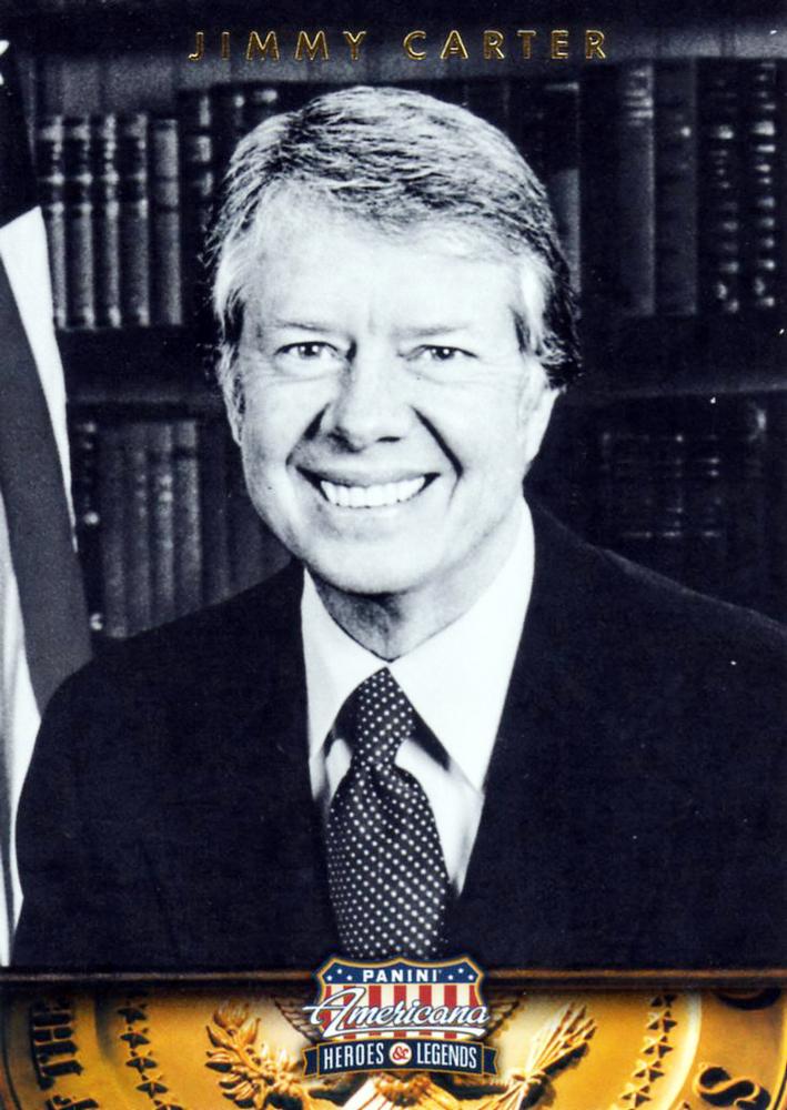 #39 Jimmy Carter - 2012 Panini Americana Heroes & Legends