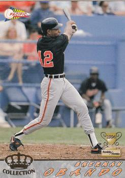 #39 Sherman Obando - Baltimore Orioles - 1994 Pacific Baseball