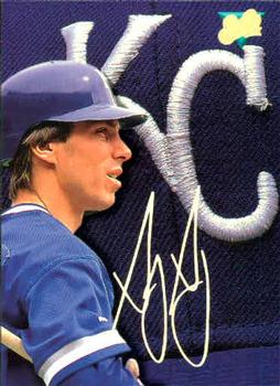 #39 Greg Gagne - Kansas City Royals - 1993 Studio Baseball