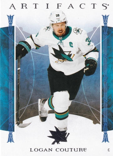 #39 Logan Couture - San Jose Sharks - 2022-23 Upper Deck Artifacts Hockey