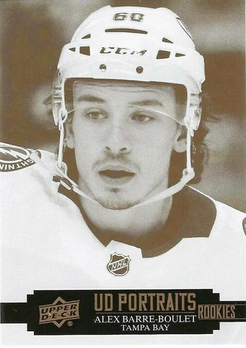 #P-39 Alex Barre-Boulet - Tampa Bay Lightning - 2021-22 Upper Deck - UD Portraits Hockey
