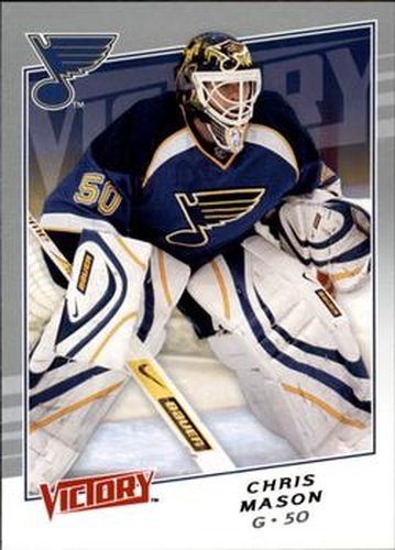#289 Chris Mason - St. Louis Blues - 2008-09 Upper Deck Victory Hockey