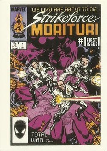 #39 Strikeforce: Morituri - 1991 Comic Images Marvel Comics First Covers II