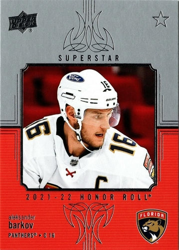 #HR-39 Aleksander Barkov - Florida Panthers - 2021-22 Upper Deck - Honor Roll Hockey