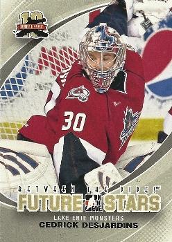#39 Cedrick Desjardins - Lake Erie Monsters - 2011-12 In The Game Between The Pipes Hockey