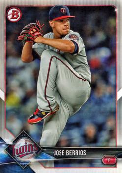 #39 Jose Berrios - Minnesota Twins - 2018 Bowman Baseball