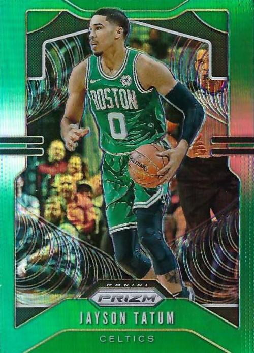 #39 Jayson Tatum - Boston Celtics - 2019-20 Panini Prizm - Prizms Green Basketball