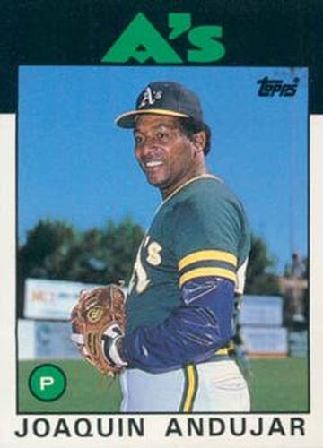 #3T Joaquin Andujar - Oakland Athletics - 1986 Topps Traded Baseball