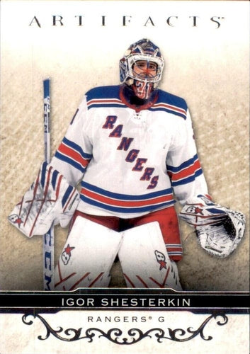 #3 Igor Shesterkin - New York Rangers - 2021-22 Upper Deck Artifacts Hockey