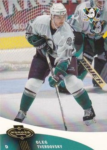 #3 Oleg Tverdovsky - Anaheim Mighty Ducks - 2000-01 Upper Deck Heroes Hockey