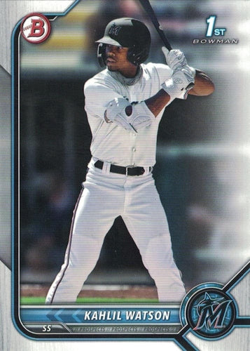 #BP-3 Kahlil Watson - Miami Marlins - 2022 Bowman - Prospects Baseball