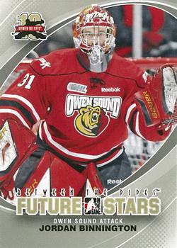 #3 Jordan Binnington - Owen Sound Attack - 2011-12 In The Game Between The Pipes Hockey