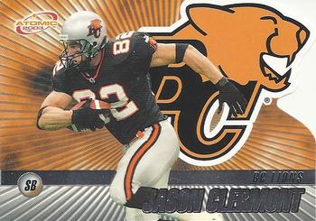#3 Jason Clermont - British Columbia Lions - 2003 Pacific Atomic CFL Football