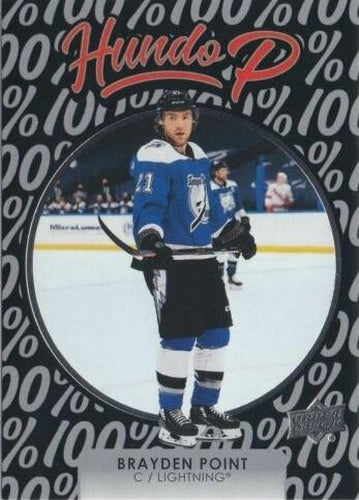 #HP-3 Brayden Point - Tampa Bay Lightning - 2021-22 Upper Deck - Hundo P Hockey
