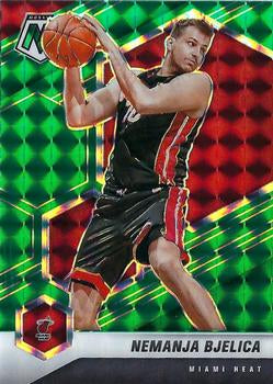 #3 Nemanja Bjelica - Miami Heat - 2020-21 Panini Mosaic - Mosaic Green Basketball