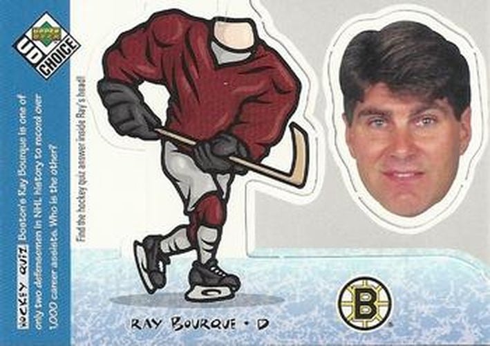 #BH3 Ray Bourque - Boston Bruins - 1998-99 UD Choice - Bobbing Head Hockey