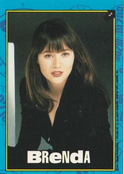 #3 Brenda - 1991 Topps Beverly Hills 90210 - Stickers