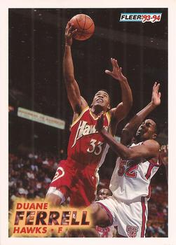 #3 Duane Ferrell - Atlanta Hawks - 1993-94 Fleer Basketball