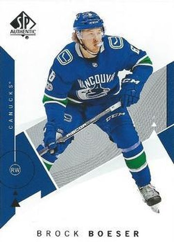 #3 Brock Boeser - Vancouver Canucks - 2018-19 SP Authentic Hockey