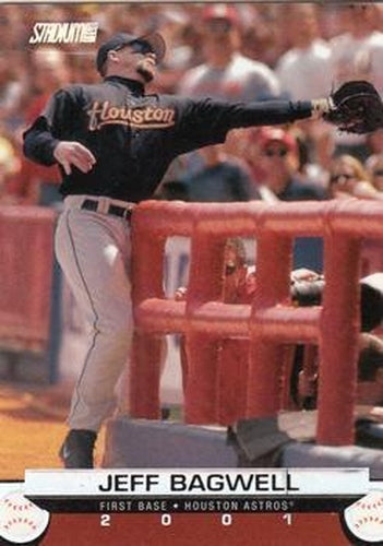 #3 Jeff Bagwell - Houston Astros - 2001 Stadium Club Baseball