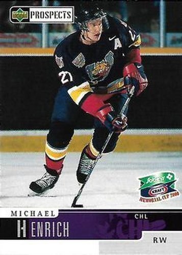 #3 Michael Henrich - Barrie Colts - 1999-00 Upper Deck Sobeys Kraft Memorial Cup Hockey