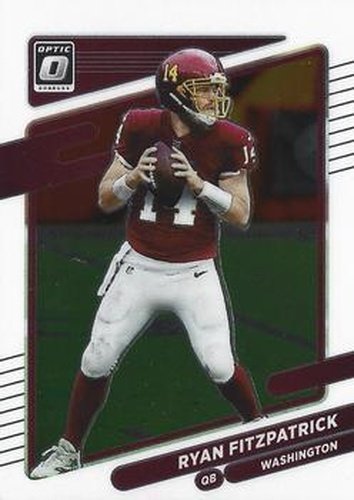 #3 Ryan Fitzpatrick - Washington Football Team - 2021 Donruss Optic Football